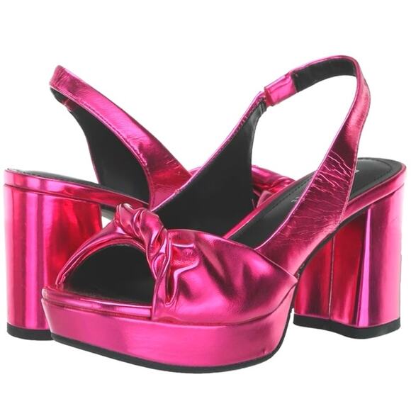 Kenneth Cole Reaction Women's Rylee Platform Sandals NWOT 9 - Picture 7 of 10